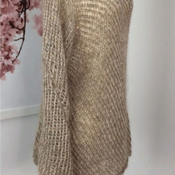 Eileen Fisher Mohair Blend Fisherman Net Sweater Sz Small - Picture 2 of 8